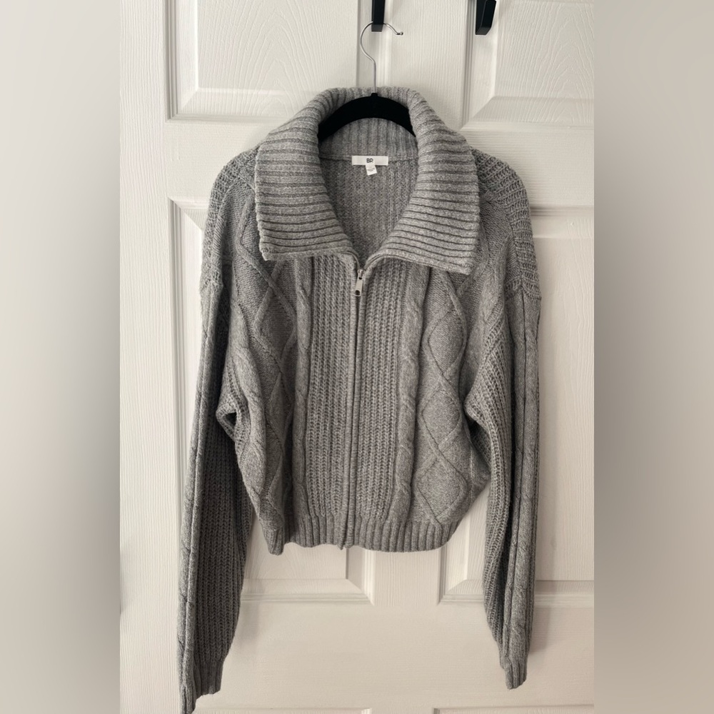 B.P Zip up cardigan